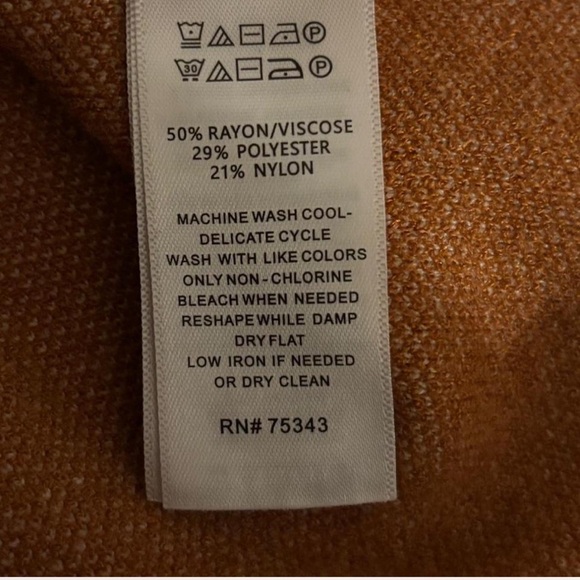 Joie Burnt Orange Floral Sweater - Picture 7 of 7